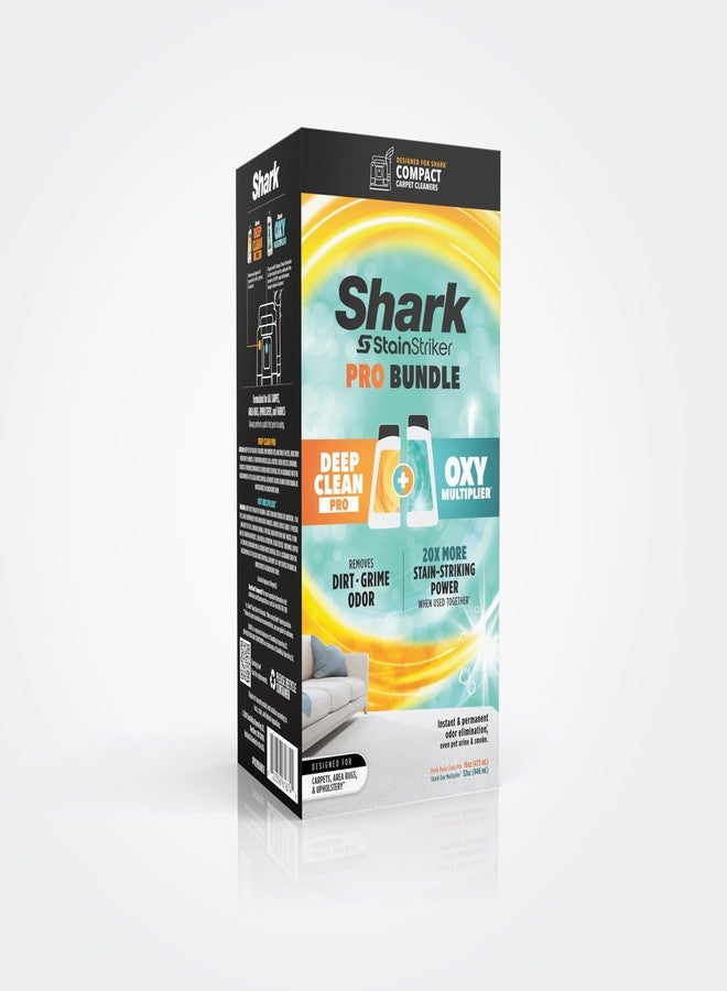 شارك مجموعة Shark StainStriker Pro لجميع منظفات Shark StainStriker المحمولة، للسجاد والموكيت، تزيل الروائح فورًا، عبوة OXY Multiplier سعة 32 أونصة وعبوة Deep Clean Pro سعة 16 أونصة، PXCMBUNDLE - Image 3